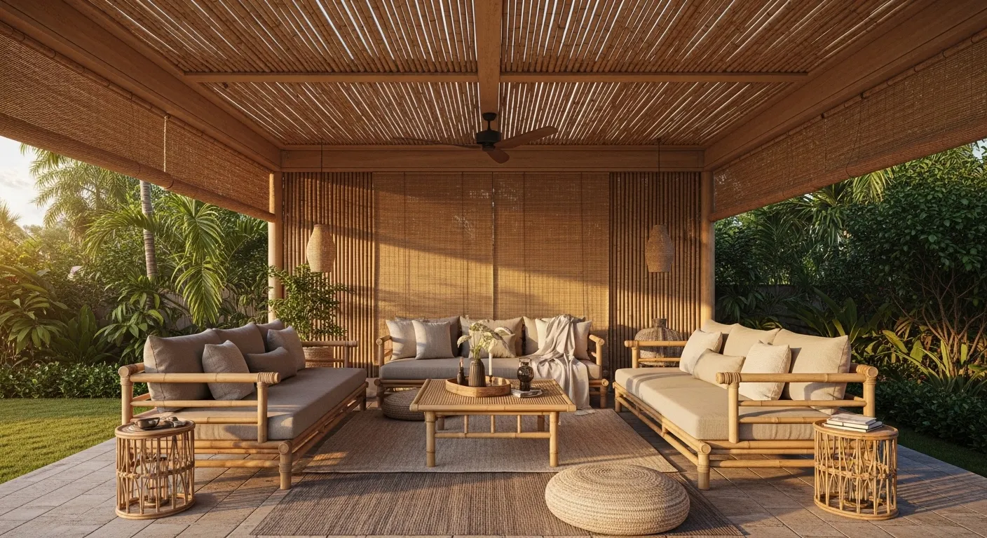 Tropical Bamboo Lounge