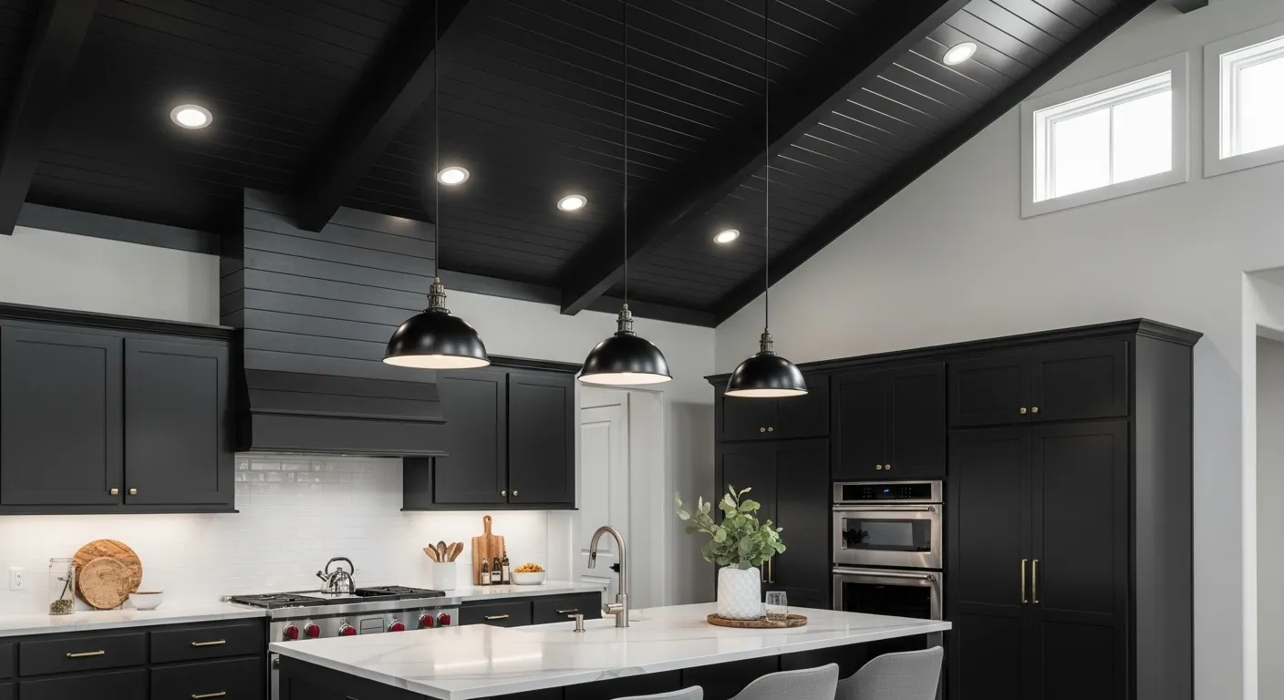 Black Ceiling Design