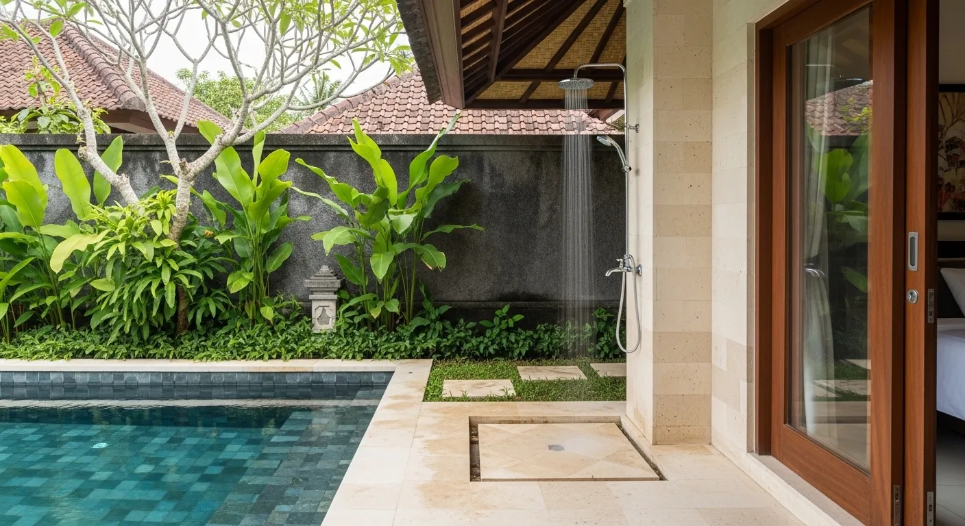 Outdoor Shower Space