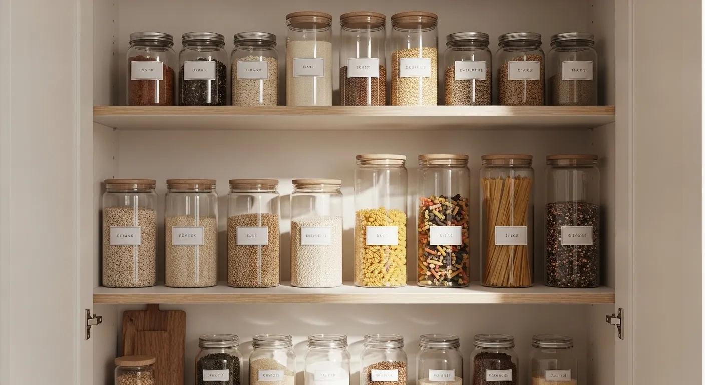 Glass Jar Pantry