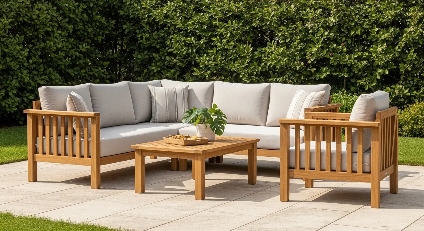 Teak Furniture Setup