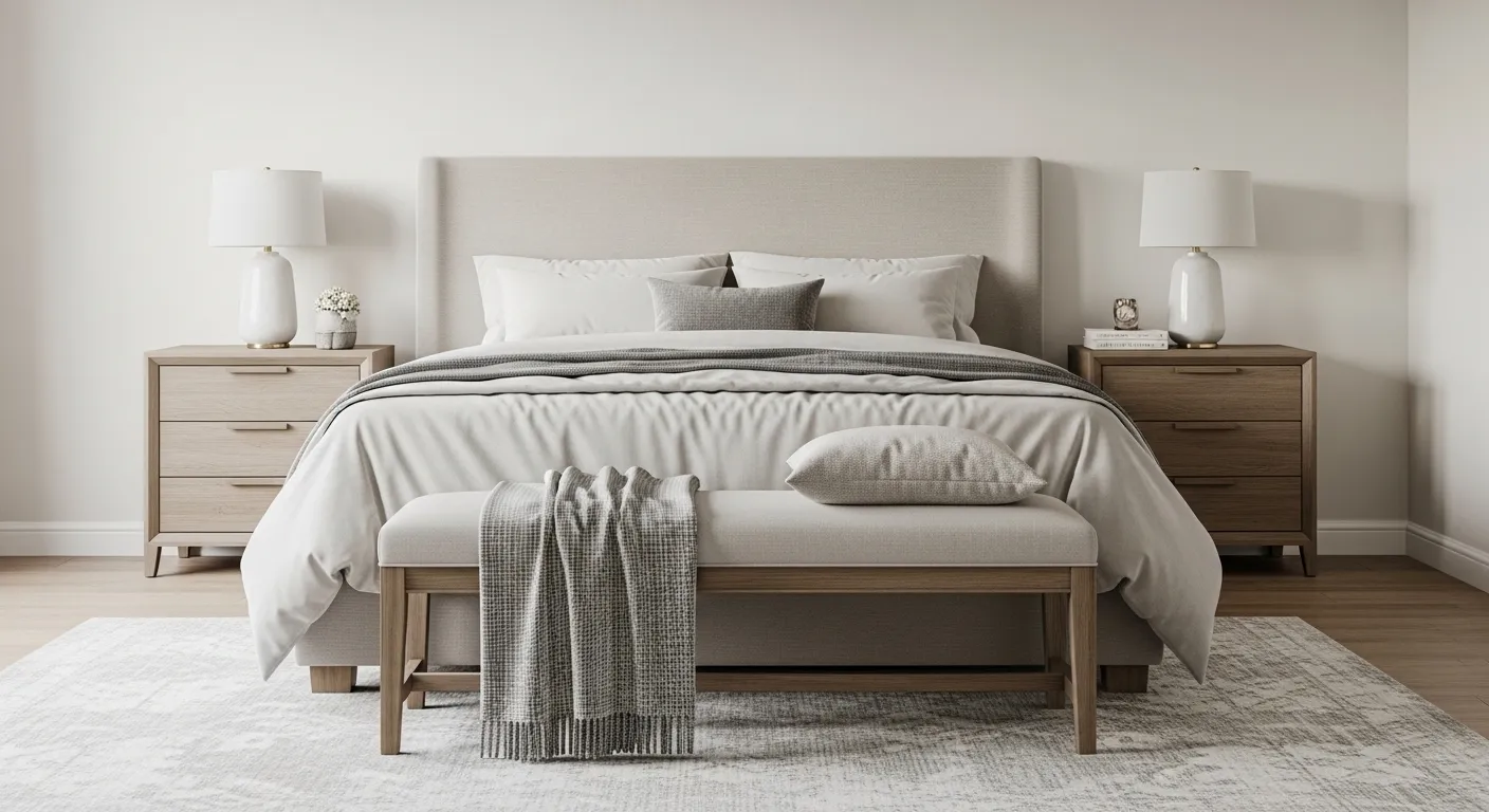 Neutral Accent Bench