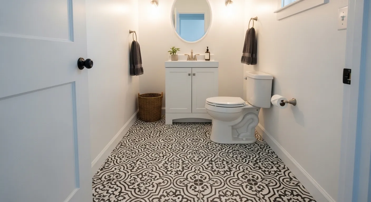 Patterned Floor Tiles