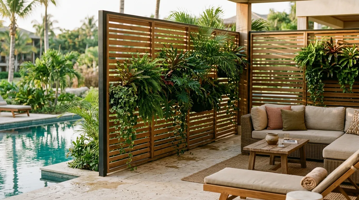Tropical Privacy Screens