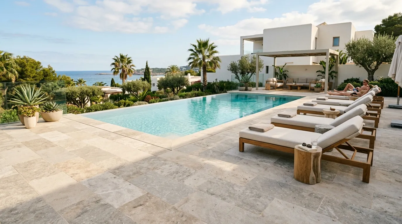 Neutral Stone Flooring