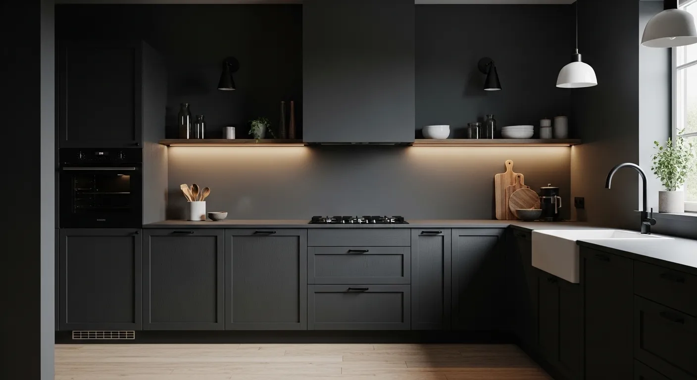 Charcoal Gray Walls