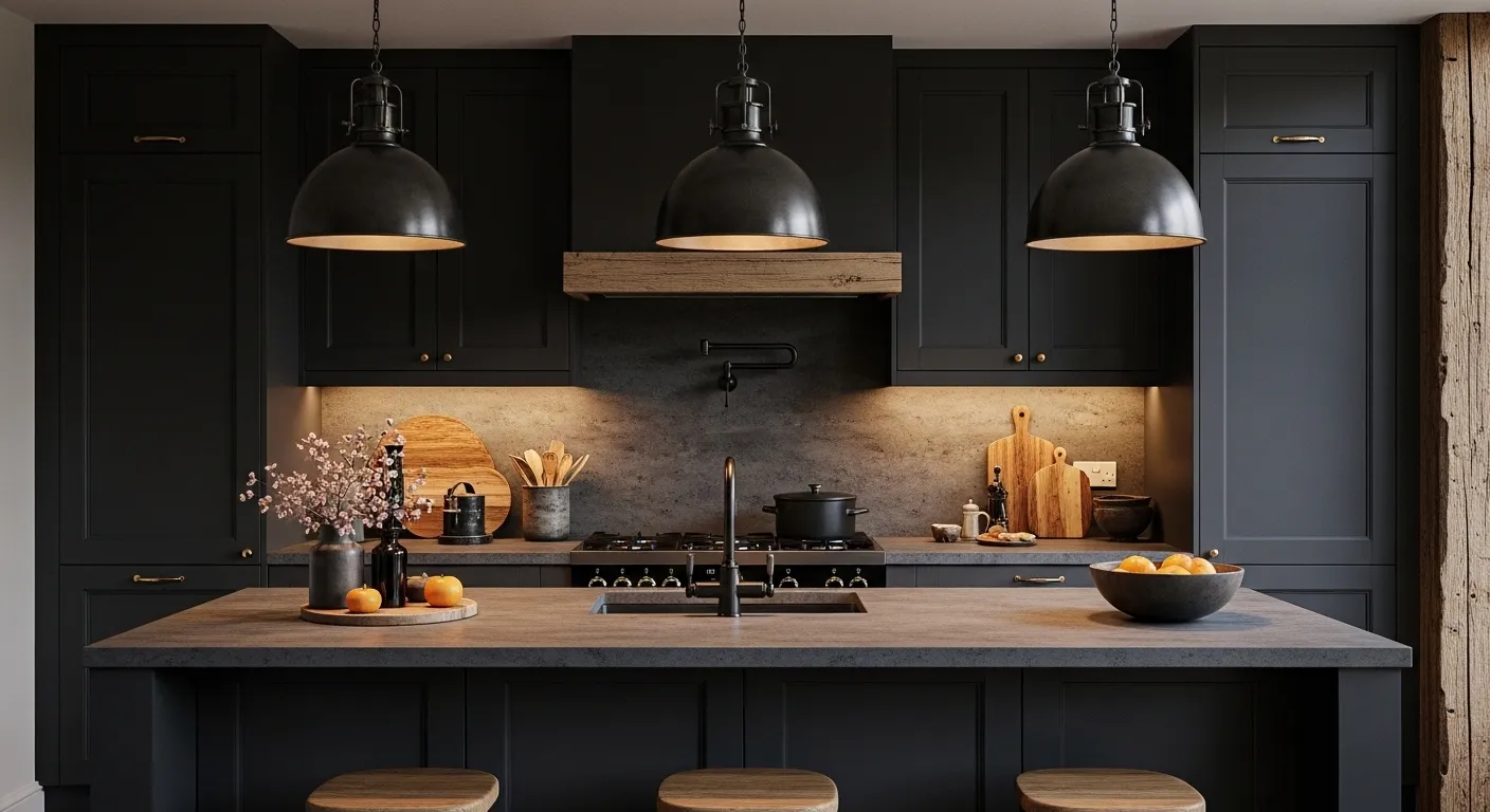 Dark Rustic Elements