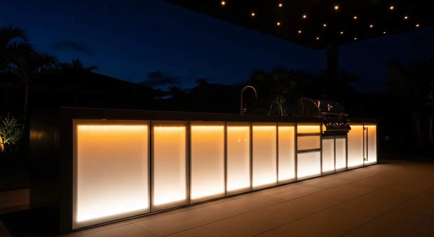 Illuminated Concrete Panels