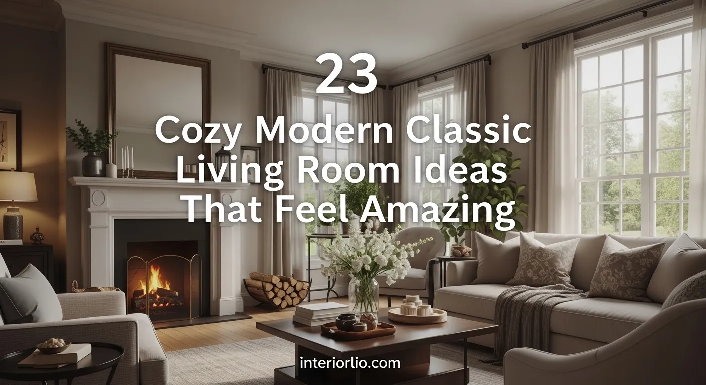 modern classic living room