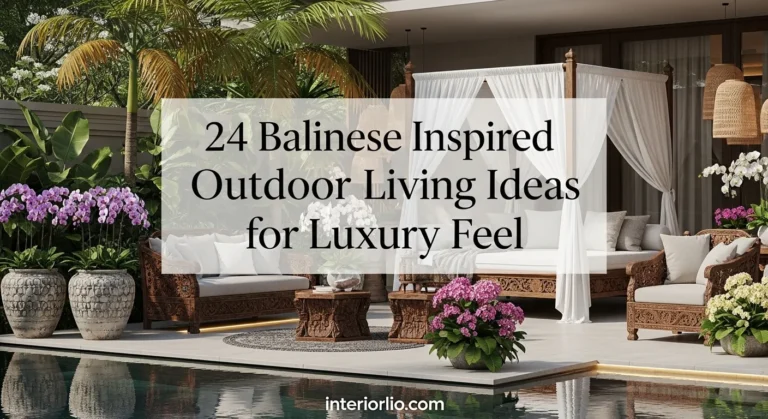 balinese inspired outdoor living