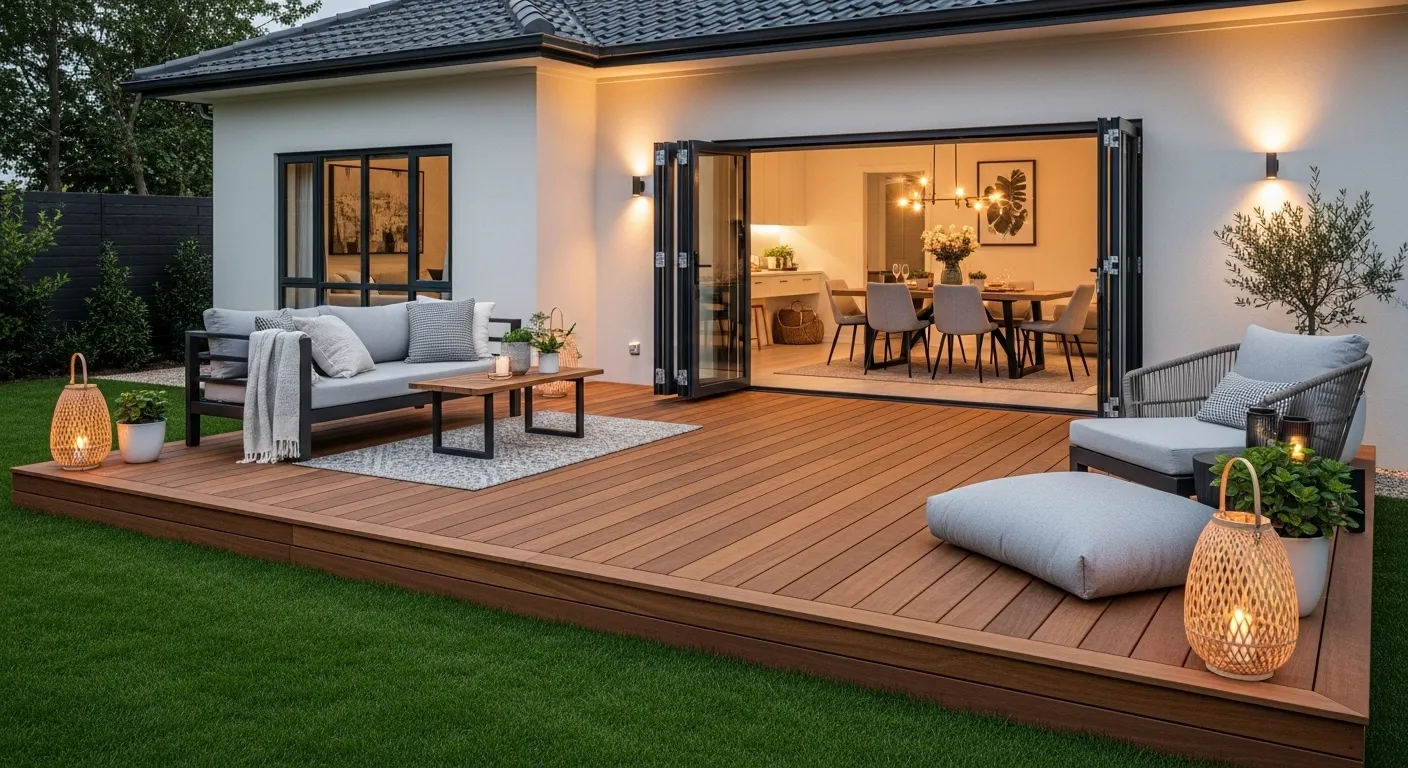 Wooden Deck Retreat