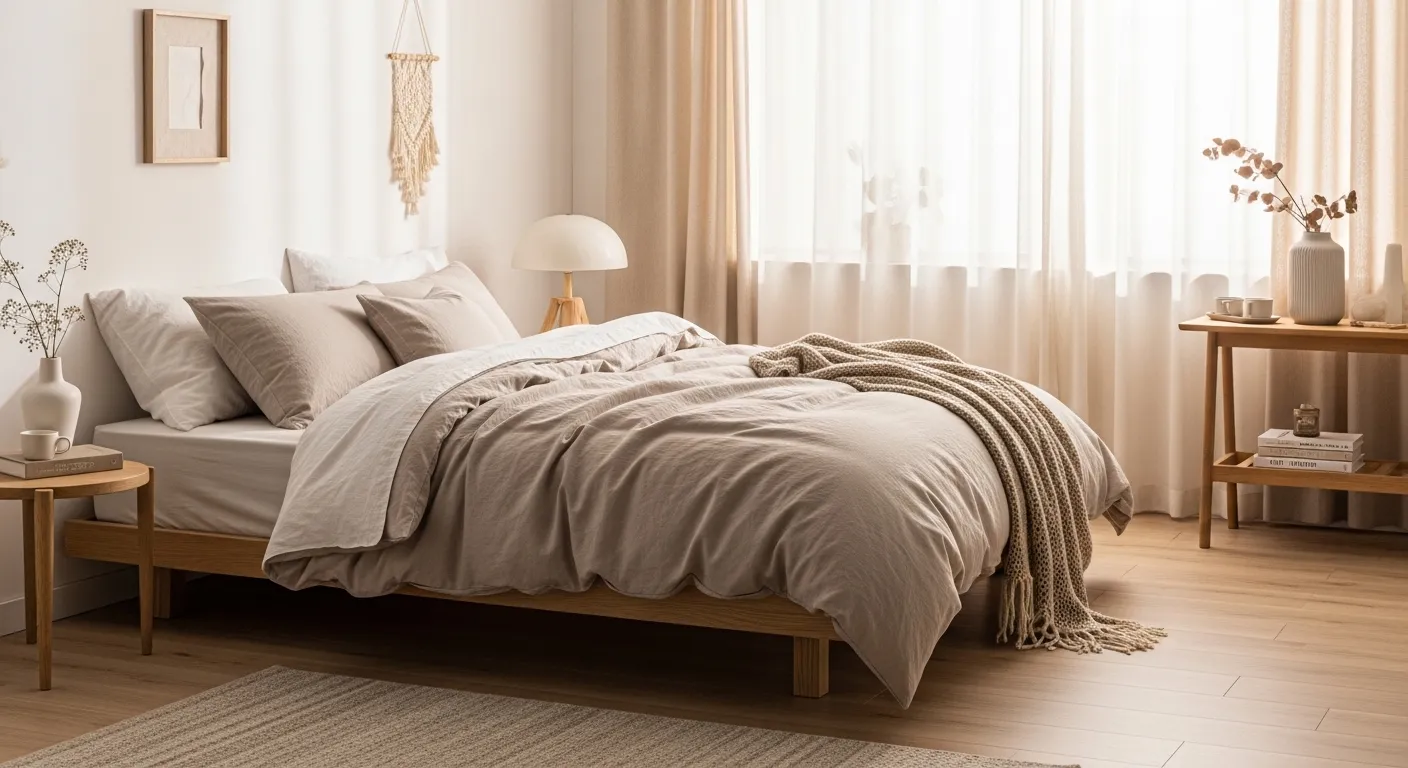 Linen Bedding Layers