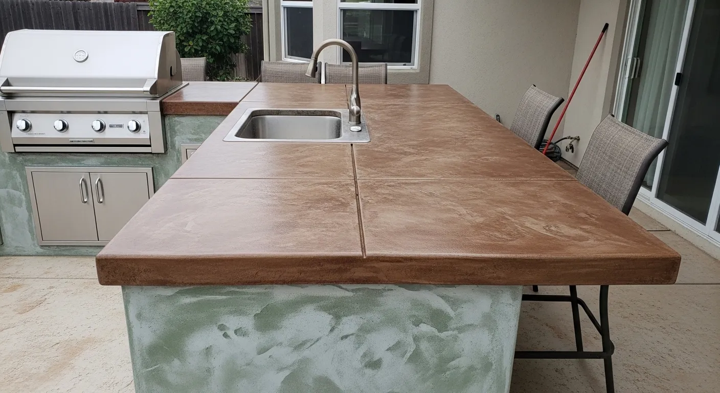 Stained Concrete Finish