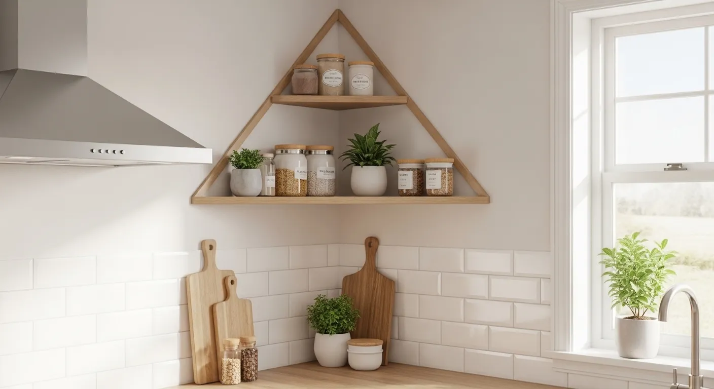 Corner Floating Shelves