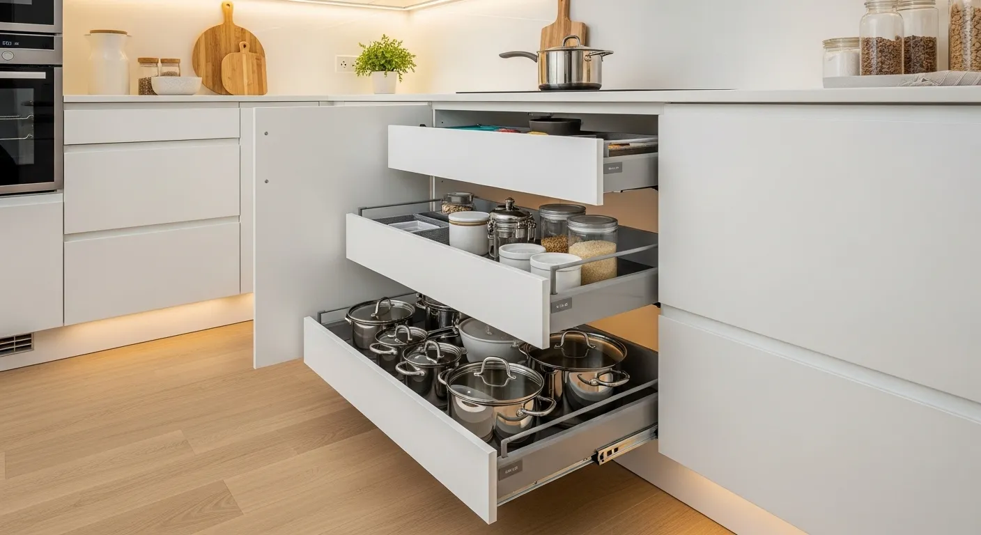 Pull-Out Drawer Cabinets