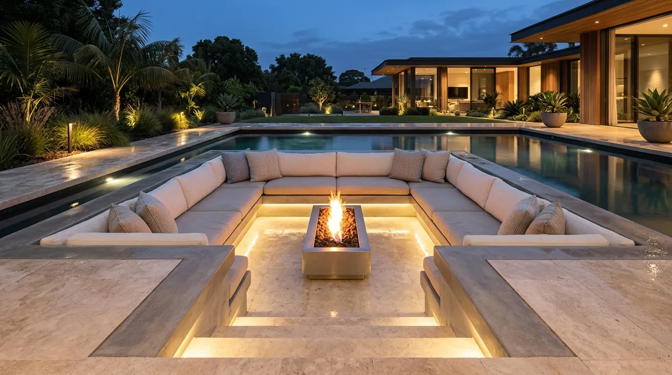 Sunken Seating Pit