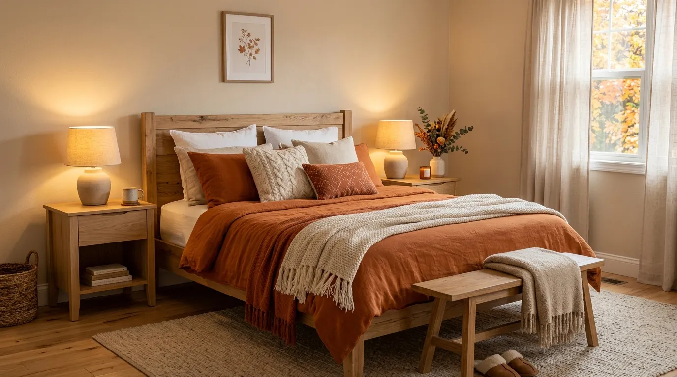 Burnt Orange Bedding