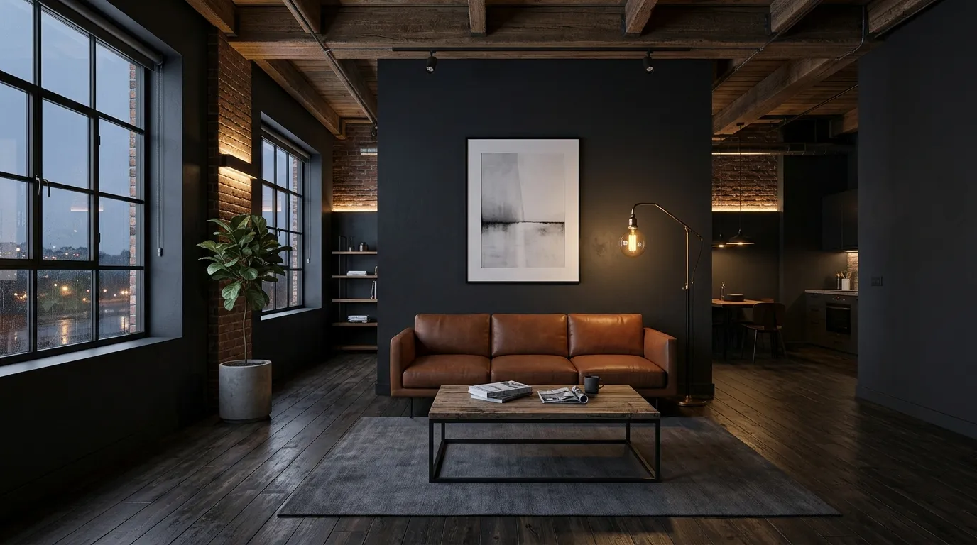Charcoal Accent Walls
