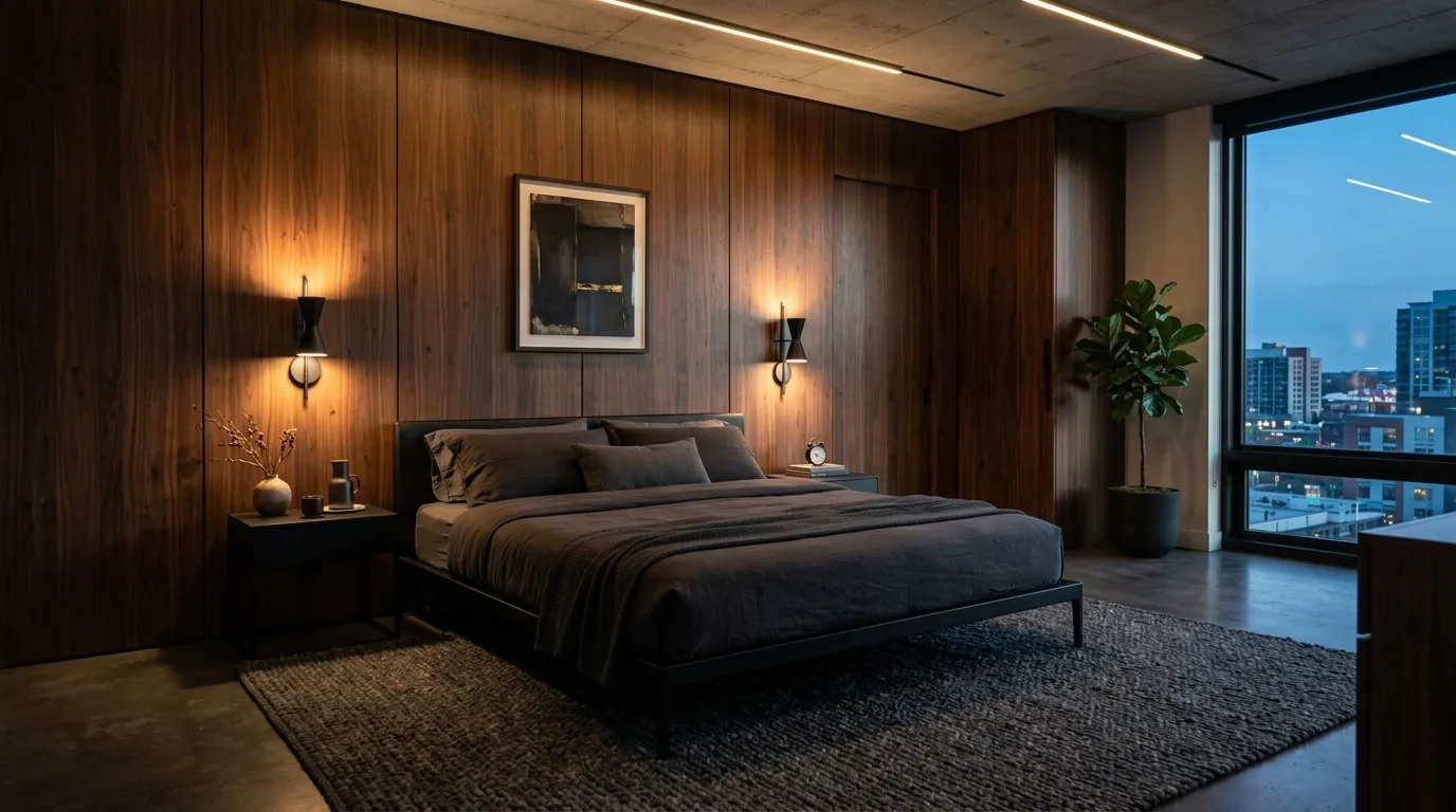 Dark Wood Paneling