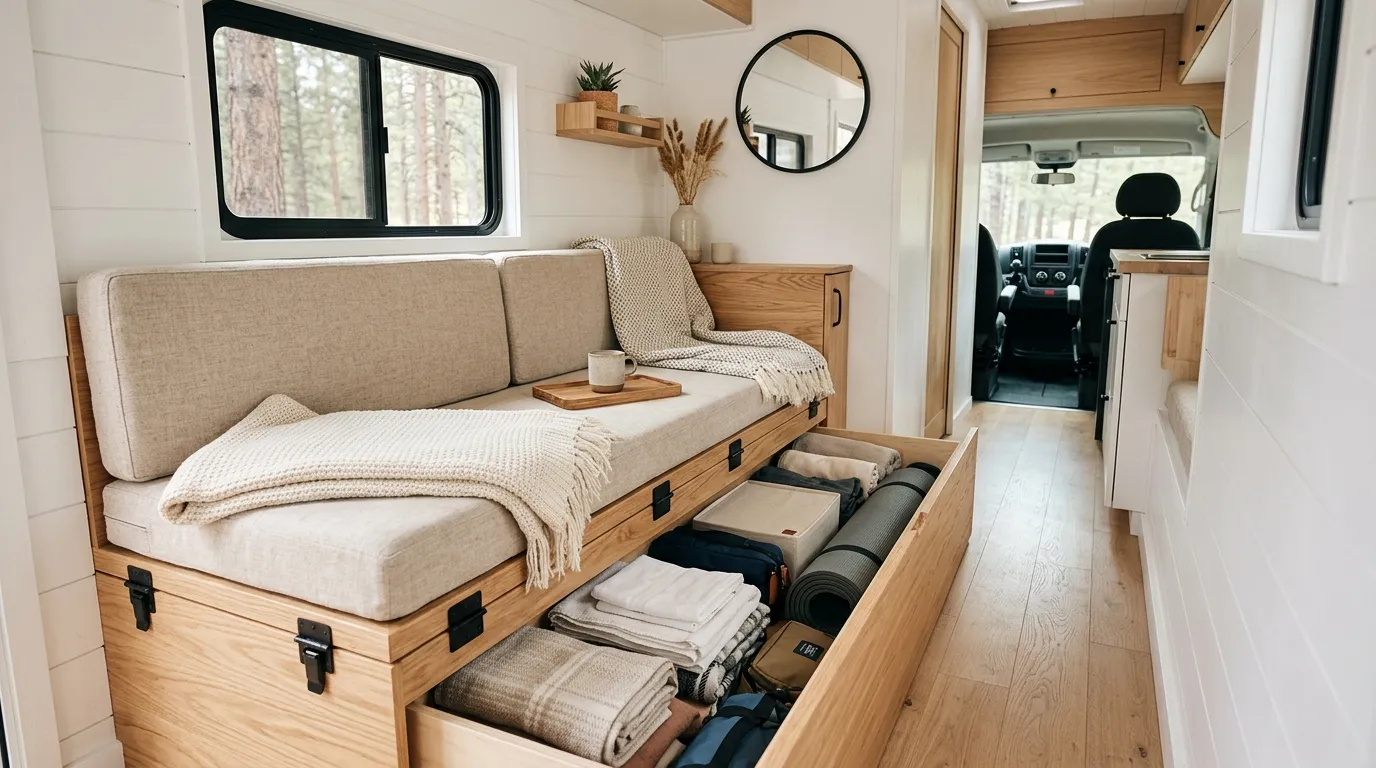 Hidden Storage Bench