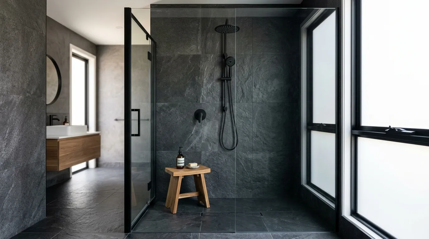 Matte Black Walk-In