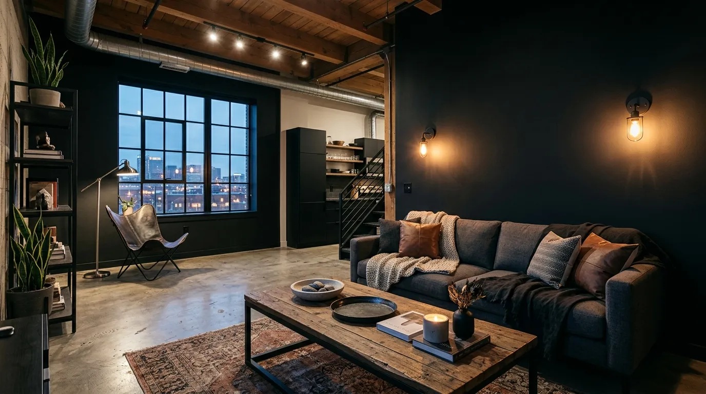 Matte Black Walls