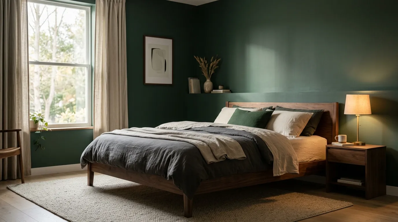 Matte Green Walls