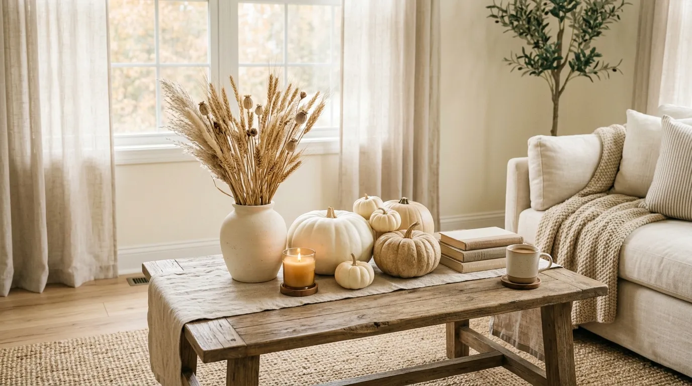 Neutral Pumpkin Display