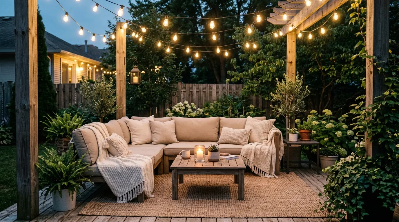 String Light Canopy