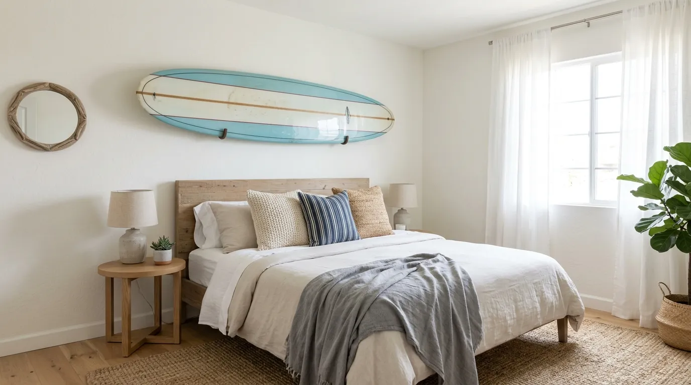 Surfboard Wall Display