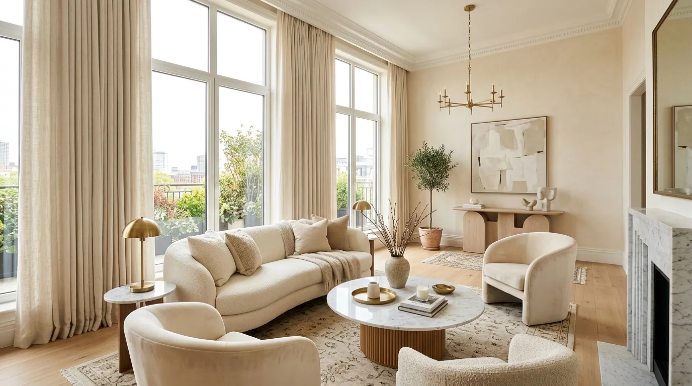Floor-To-Ceiling Drapes