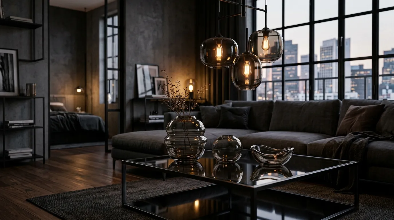Smoked Glass Decor
