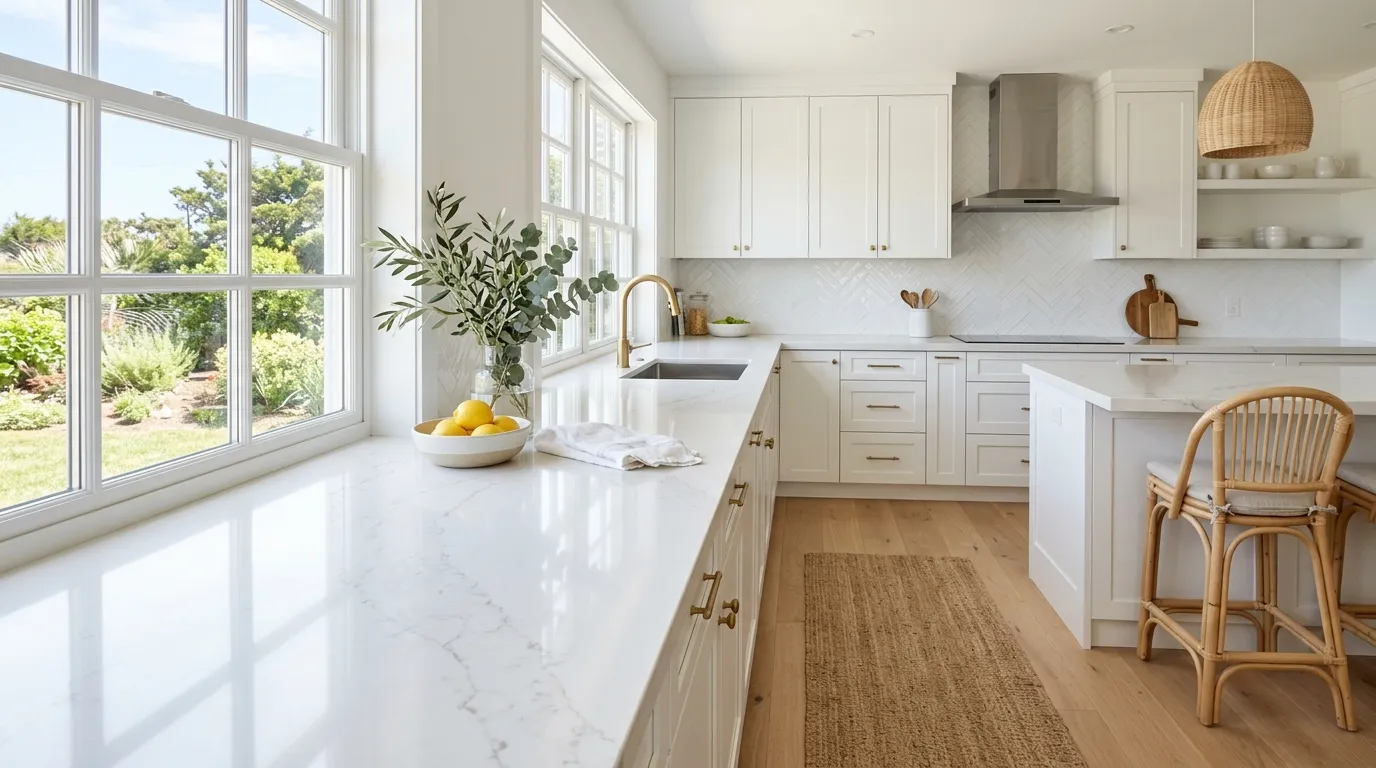 White Quartz Countertops