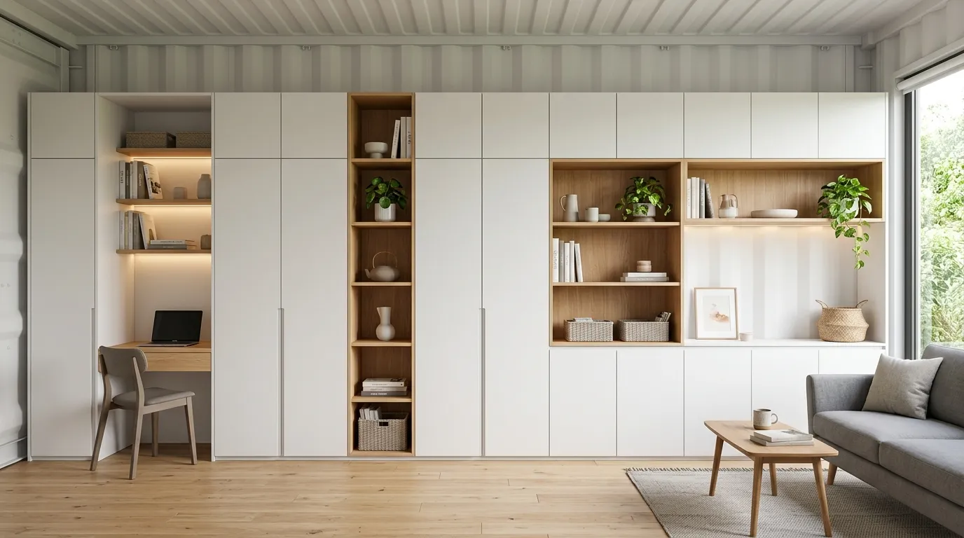 Built-In Storage Walls