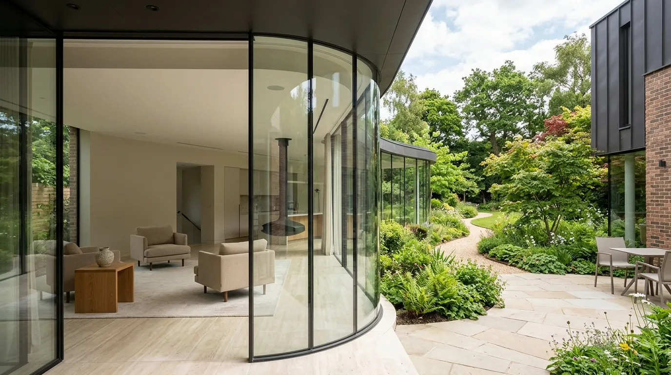 Curved Glass Walls