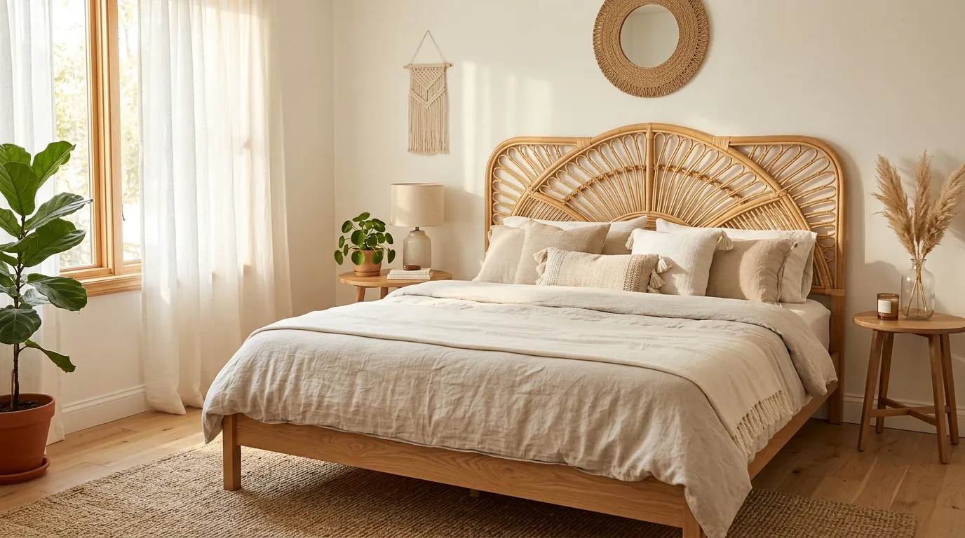 Rattan Headboard Style