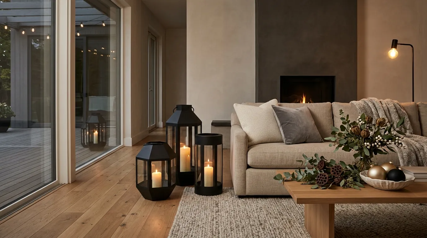 Sculptural Holiday Lanterns