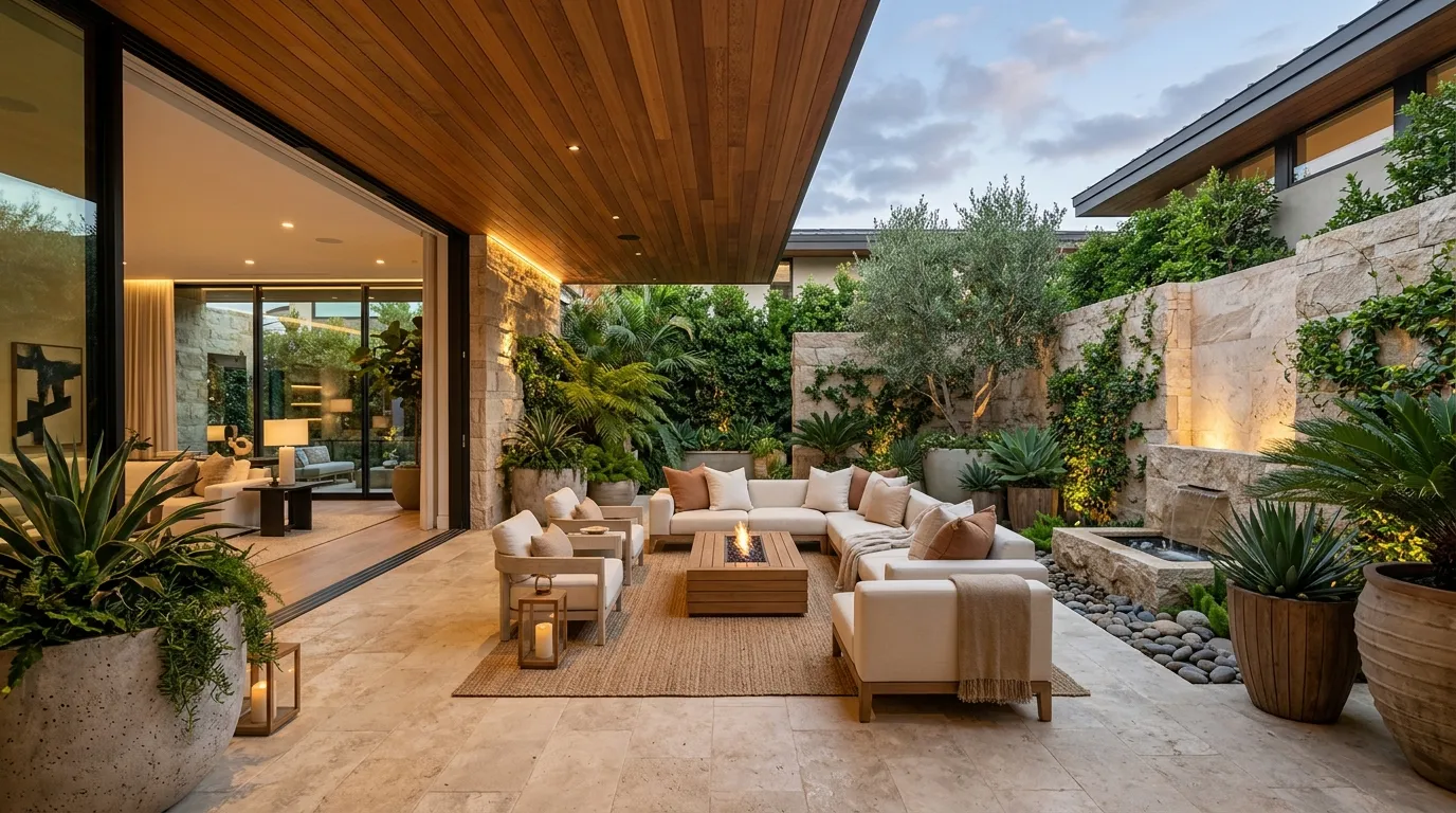 Indoor-Outdoor Courtyard
