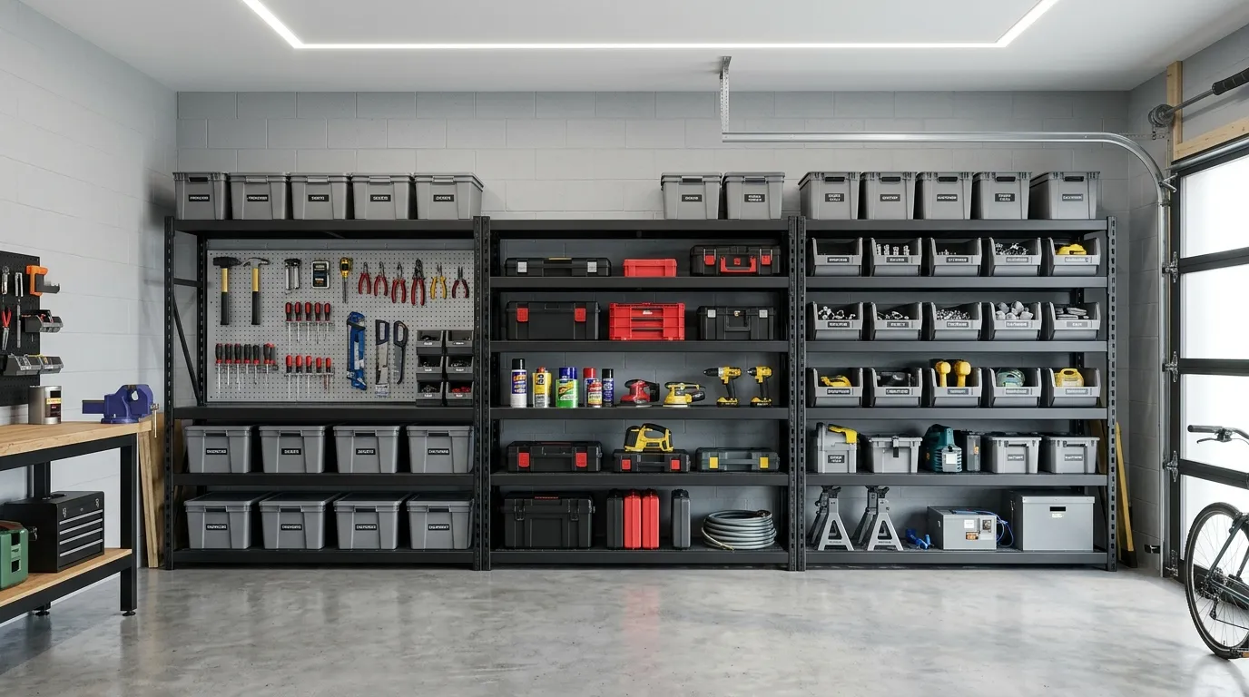 Open Metal Shelving