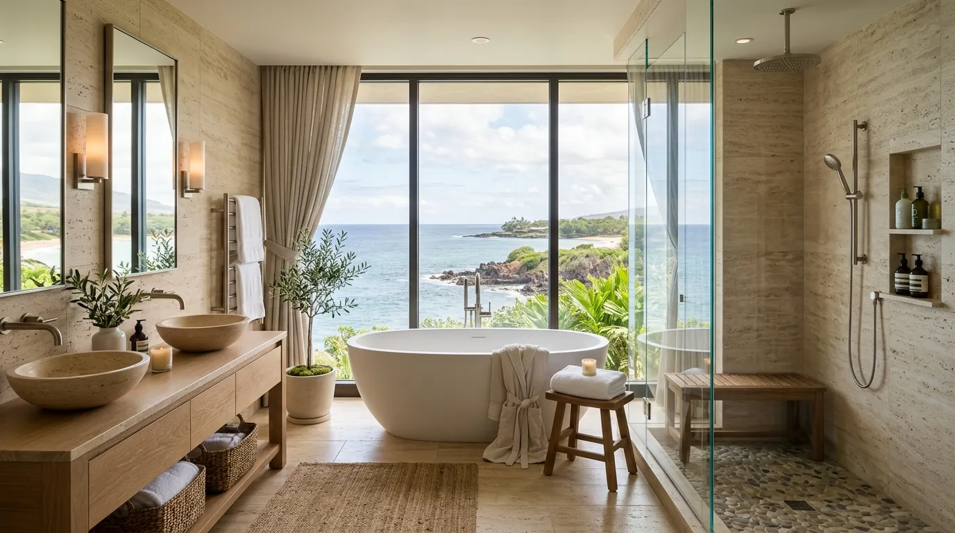 Coastal Spa Bathroom