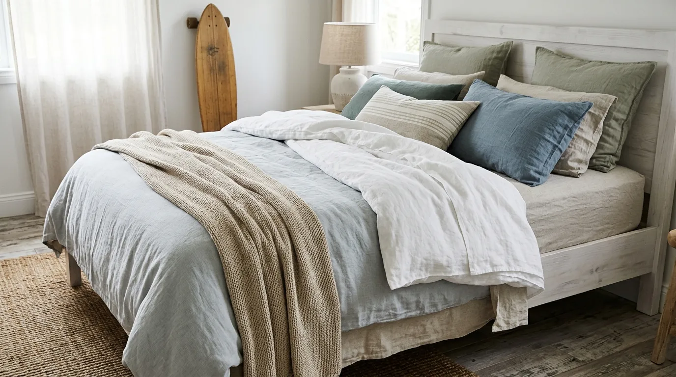 Linen Bedding Layers