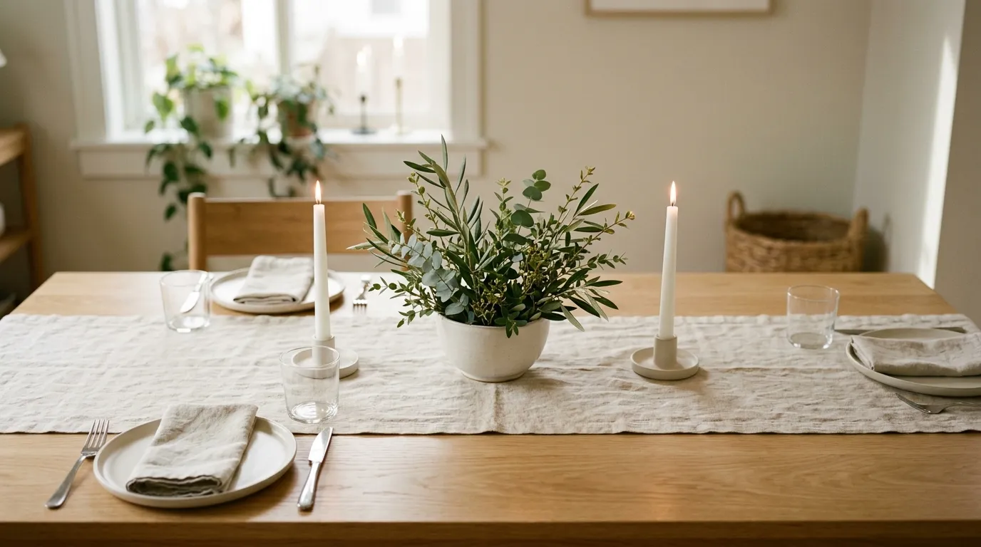 Minimal Table Centerpiece