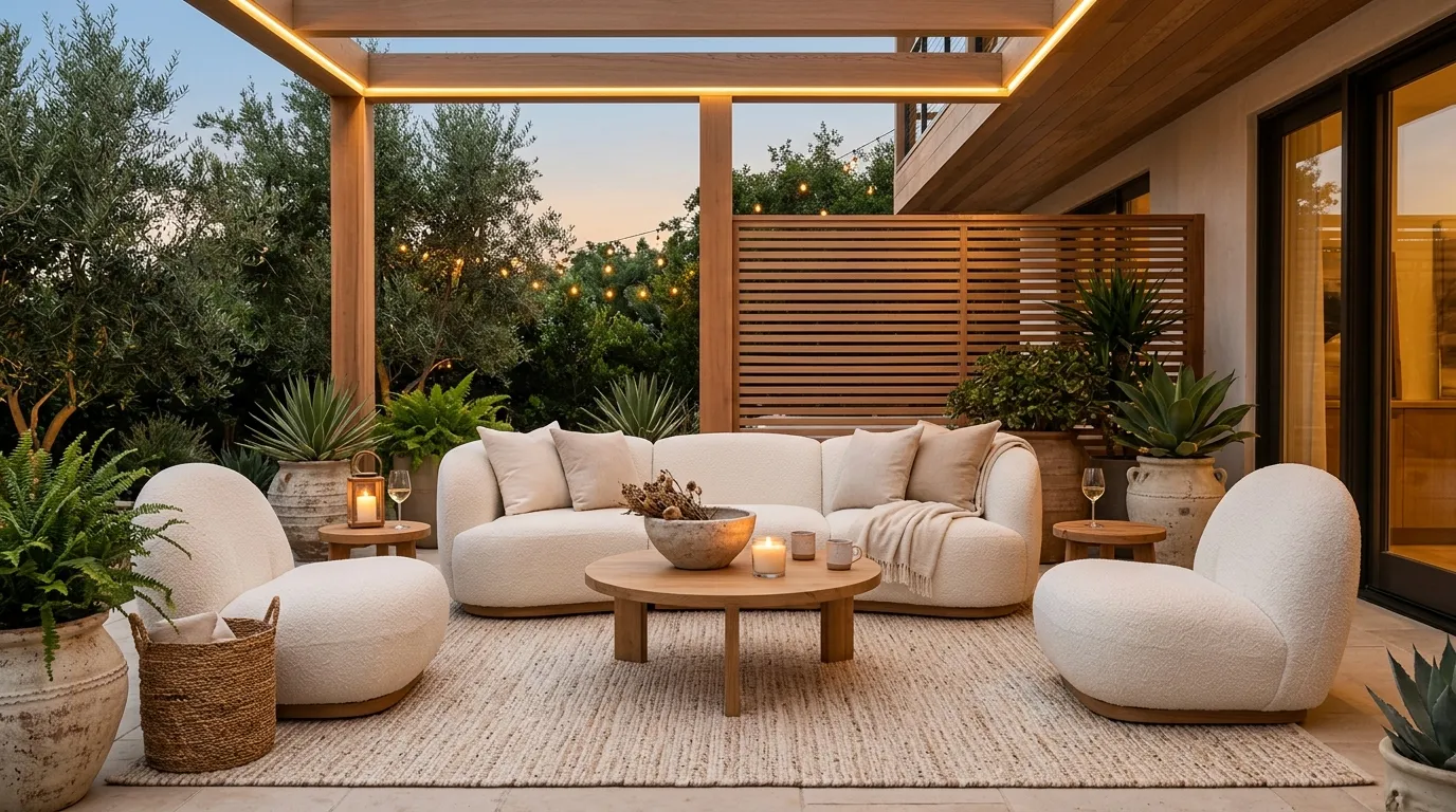 Boucle Lounge Seating