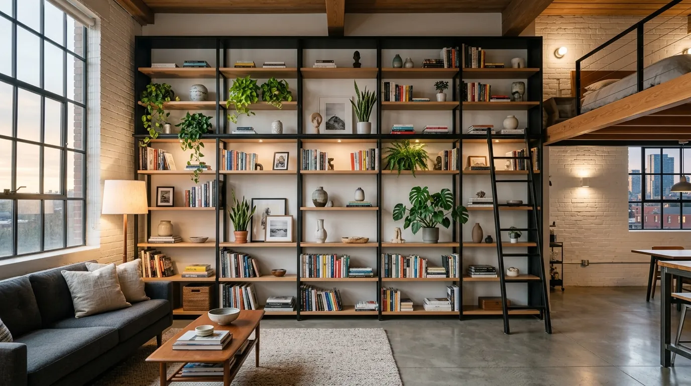 Built-In Wall Shelving