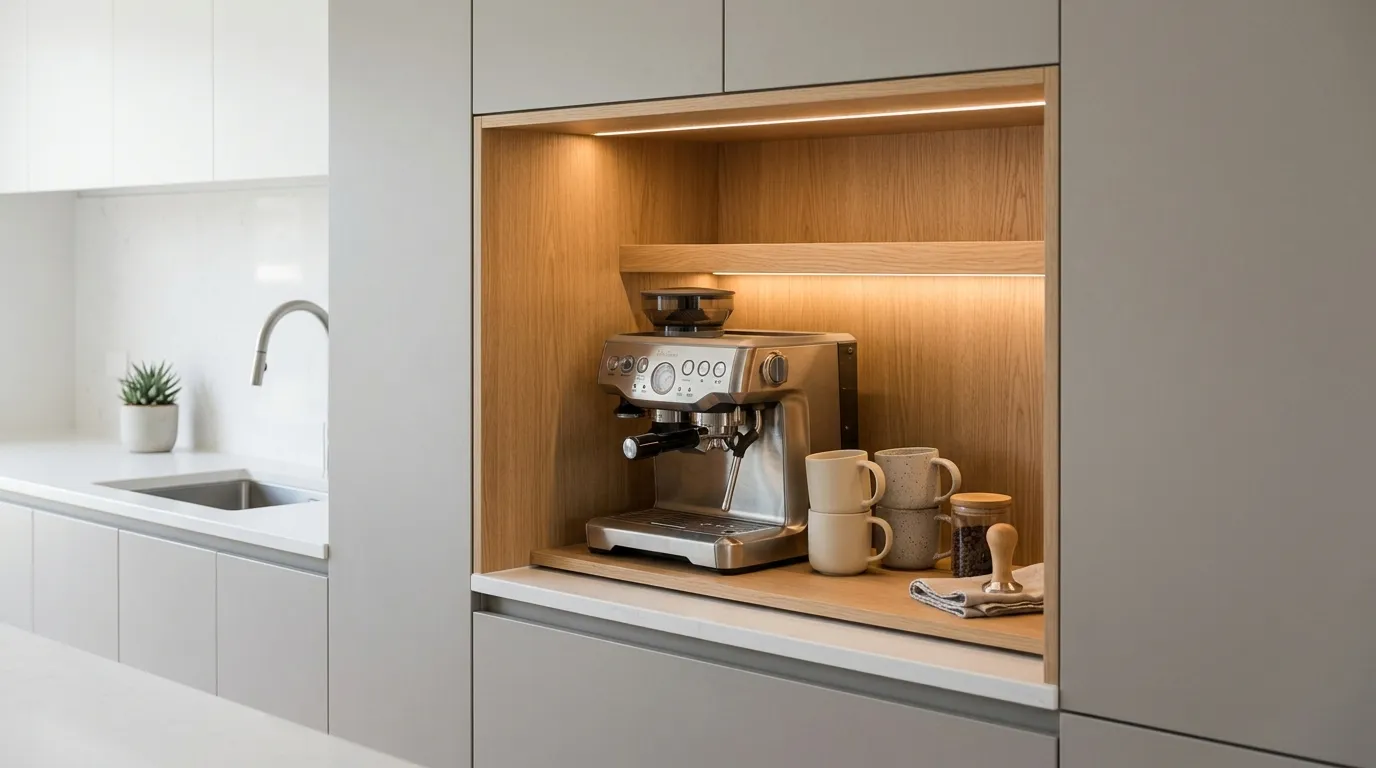 Built-In Coffee Station