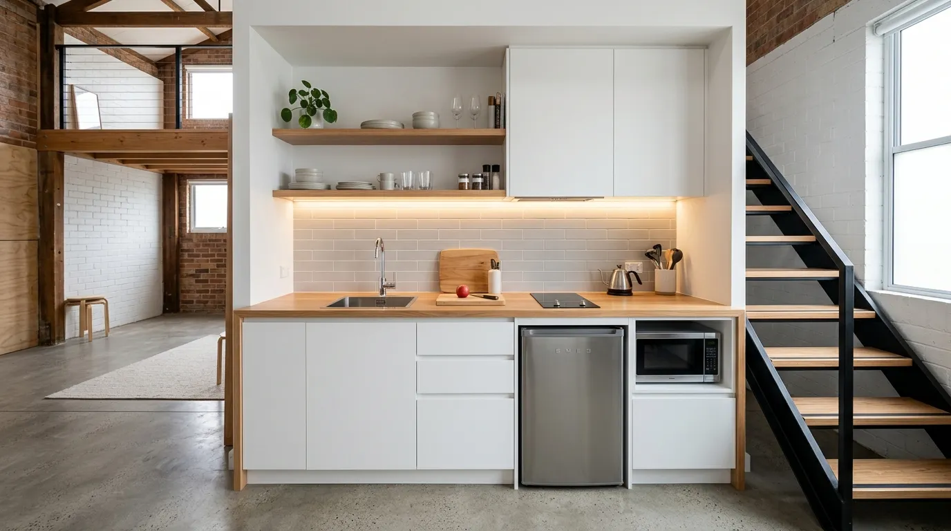 Compact Kitchenette Setup