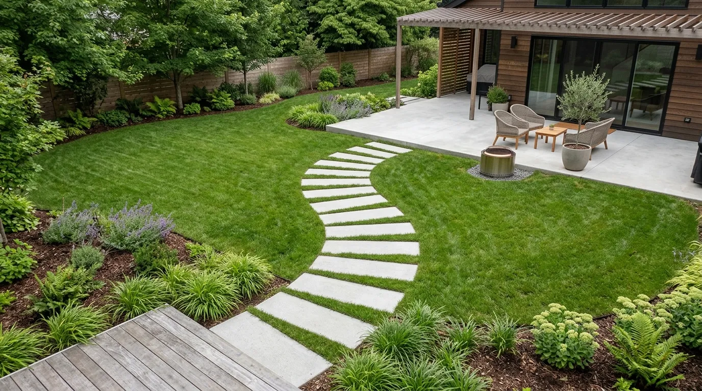 Concrete Step Pathway