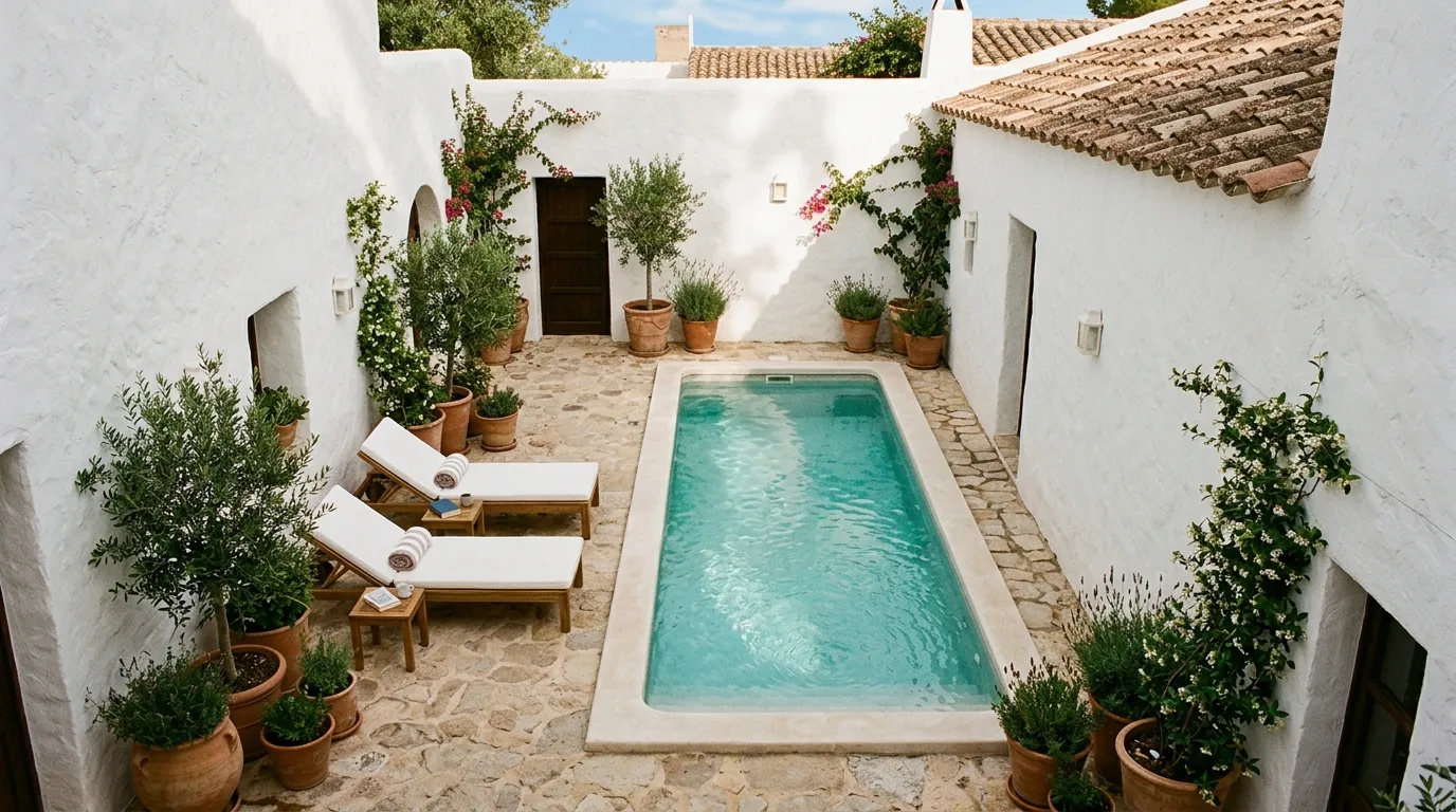 Courtyard Pool Layout