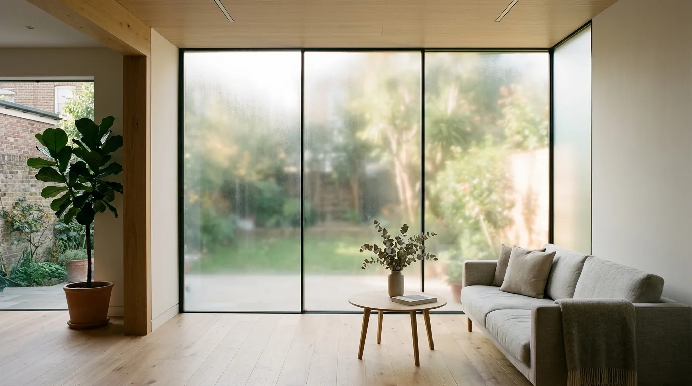 Frosted Privacy Panels