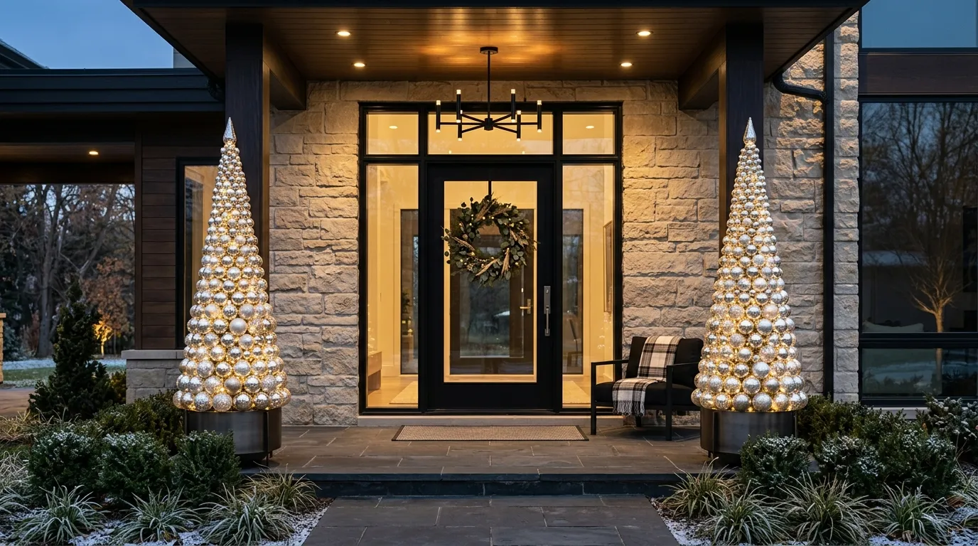 Glass Ornament Trees